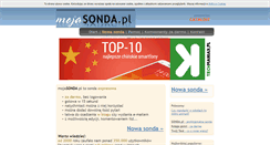 Desktop Screenshot of mojasonda.pl